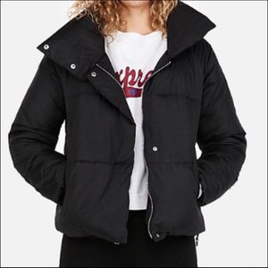 Express Fold Over Puffer Coat